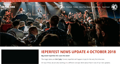 Desktop Screenshot of ieperfest.com
